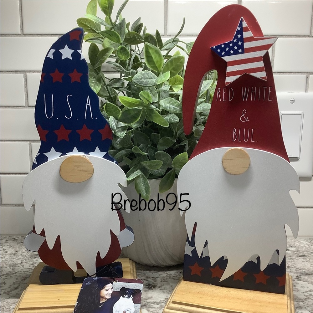 Rae Dunn patriotic Gnomes - set 2